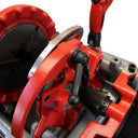 Universal 1/2”–2” Electric Pipe Threading Machine, Speed Grip Chuck Portable Power Threader for NPT Pipe
