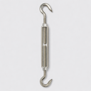 5 Pcs Marine T316 Stainless Steel 5/16" x 4-1/2" Hook Hook Turnbuckle Tensioner Pulley 300 Lbs WLL