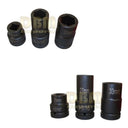10 Pc 1" Drive Impact Socket Set – Truck Wheel Service SAE & Metric Sockets 15/16" to 1-1/2", Impact Sockets for Trucks, Buses & Heavy Equipment