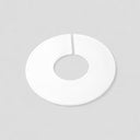 10 Pcs 3-1/2" Clothing Rack Size Dividers BLANK - NO NUMBERS OR LETTERS, White Plastic Round Hanger Dividers for Retail Store & Closet Organization