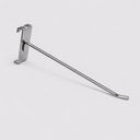 50 Pcs 6" Chrome Gridwall Hooks, Metal Display Hooks for Gridwall Panels, Retail Store Merchandise Hanging