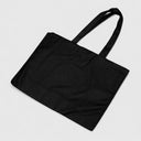 10 Pcs Black Reusable Grocery Shopping Tote Bags – 12 x 16 Inch Non-Woven Recycled Eco-Friendly Bags for Groceries, Retail, Events & Everyday Use