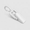 10 Pcs White Plastic Swivel Laundry Clips – Clothes Pin Display Fixture for Retail Stores & Hanging Merchandise