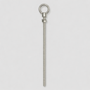 10 Pcs Marine T316 Stainless Steel Fully Threaded 3/8" x 12" Turned Eye Bolt 1,050 Lbs WLL