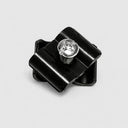 100 Pc Gloss Black Wire Grid Connector Clamp Joiner Gridwall Panel Wire Cube Storage Clipping Snap On