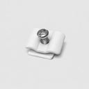 100 Pc White Wire Grid Connector Clamp Joiner Gridwall Panel Wire Cube Storage Clipping Snap On