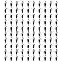 100 Pcs Black Plastic Swivel Laundry Clips – Clothes Pin Display Fixture for Retail Stores & Hanging Merchandise