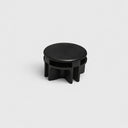 10 Pcs Black Plastic Wire Grid Connectors, Snap-On Mesh Organizer Mini Binning Clips for Grid Panels & Wire Displays