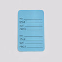 1000 Pcs 1-3/4"x 2-7/8" Blue Merchandise Coupon Price Tags, Perforated Clothing Tags for Retail Pricing & Inventory