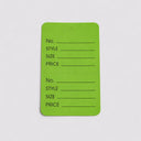1000 Pcs 1-3/4"x 2-7/8" Green Merchandise Coupon Price Tags, Perforated Clothing Tags for Retail Pricing & Inventory