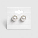 100 Pcs 2" x 2" White Plastic Earring Display Cards – Plain Jewelry Hang Cards for Retail Stores, Boutiques & Craft Displays