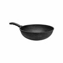 Made in Korea 11" Nonstick Marble Wok Pan, Frying & Cooking Wok for Gas Stove, Marble Coated Cookware Stir Fry Pan