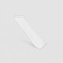 4'"W x 10''L Lucite Acrylic Slatwall Shoe Display Fixture, Clear Retail Heel & Sneaker Slant Holder Stand, Wall Mounted Slatwall Shelf for Store & Boutique Display