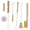 12 Pc HVLP Paint Spray Gun Cleaning Kit, Suction Feed Maintenance Set with Brushes & Wire Cleaners