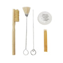 12 Pc HVLP Paint Spray Gun Cleaning Kit, Suction Feed Maintenance Set with Brushes & Wire Cleaners