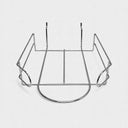 Baseball Hat Pegboard Cap Holder, Slatwall & Pegboard Display Fixture for Retail Store Hat Merchandising