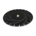 12” x .125” Ductile Iron Diamond Saw Blade , 5mm Rim, 1”–20mm Arbor Wet & Dry Cutting Disc for Pipe, Concrete & Masonry