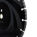 14” x .125” Ductile Iron Diamond Saw Blade , 5mm Rim, 1”–20mm Arbor Wet & Dry Cutting Disc for Pipe, Concrete & Masonry