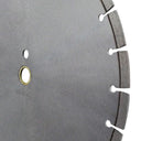 14” x .125” x 1”–20mm Laser Welded Diamond Saw Blade, Wet or Dry Cutting Disc for Concrete, Brick & Masonry