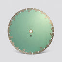 14” x .125” x 1”–20mm Turbo Segmented Diamond Saw Blade – 10mm Rim Wet & Dry Cutting Disc for Concrete, Brick & Masonry