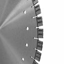 14” x .125” x 1”–20mm Turbo Segmented Diamond Saw Blade, Wet & Dry High Speed Concrete Cutting Disc