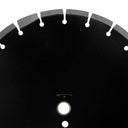 14” x .125” x 1”–20mm Asphalt & Green Concrete Diamond Saw Blade – Wet & Dry Power Saw Cutting Disc for Roadwork & Masonry