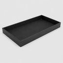 2" Deep Black Stackable Jewelry Tray, Organizer Display Case for Rings, Earrings & Accessories