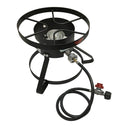 15'' x 15'' High Press Round Propane Stove Burner CSA Regulator 50,000 BTU