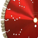 16" x 0.138" Supreme Arrow Turbo Segmented Diamond Saw Blade, 15mm Rim Concrete Cutoff Disc for Gas Cut-Off & Masonry Saws