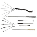 HVLP Spray Gun Cleaning Kit 17 Piece – Paint Gun Maintenance Tools with Wire Brushes, Nozzle Cleaners & Needles for Air, Paint & Suction Spray Guns