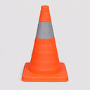 18" Collapsible Safety Traffic Cone, Portable Pop-Up Emergency Reflective Road Cone for Car, Truck & Construction Use