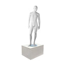 White 18” x 18” x 18” Cube Pedestal Display – Knockdown Retail Base Fixture for Store, Boutique & Showroom Merchandising