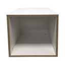 White 18” x 18” x 18” Cube Pedestal Display – Knockdown Retail Base Fixture for Store, Boutique & Showroom Merchandising