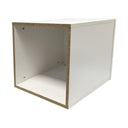 White 18” x 18” x 18” Cube Pedestal Display – Knockdown Retail Base Fixture for Store, Boutique & Showroom Merchandising