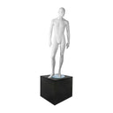 18" x 18" x 24" Black Knockdown Pedestal Display Base, Cube Box Retail Fixture for Store, Boutique, Gallery & Showroom Merchandising