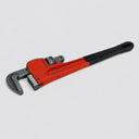 Heavy Duty 18" Adjustable Pipe Wrench, Plumbing Monkey Wrench with Soft Grip Handle, Durable Steel Construction for Plumbers, Pipe Fitting, and Home Maintenance