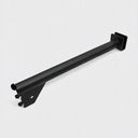 2 Pcs 12” Shelf Support Hangrail Bracket – Matte Black Retail Fixture for Wall-Mounted Rack & Display Systems