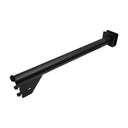2 Pcs 12” Shelf Support Hangrail Bracket – Matte Black Retail Fixture for Wall-Mounted Rack & Display Systems
