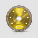2 Pcs 4-1/2” Tile & Granite Diamond Saw Blade, Mesh Rim Wet & Dry Cutting Disc, 5/8” Arbor for Porcelain, Ceramic & Stone