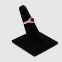 2 Pcs Black Velvet Single Finger Ring Display – Jewelry Tray Insert Showcase Box for Rings, Retail Display & Collector Storage