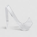 2 Pcs Clear Acrylic Book Stand 5” H Lucite Clutch Bag Easel Literature Holder Rack for Retail Store, Countertop & Display Use