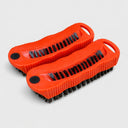 2 Pc Fingernail Scrub Brush Set, 5” Long Hand & Nail Cleaning Brushes for Home, Garage & Workshop