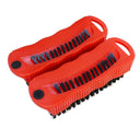 2 Pc Fingernail Scrub Brush Set, 5” Long Hand & Nail Cleaning Brushes for Home, Garage & Workshop