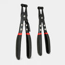 2 Pc Hose Clamp Pliers Set, Non-Slip Handle Hose Clip Pliers for Fuel, Coolant & Radiator Hose Clamps, Automotive Repair Tool Set
