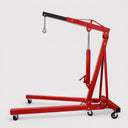 2 Ton (4000 LBS) Engine Hoist Cherry Picker, Hydraulic Shop Crane with Adjustable Boom for Garage & Automotive Repair