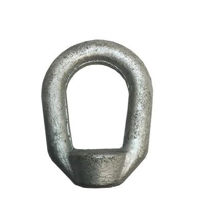 20 Pc 1/2" Thickness Hot-Dipped Galvanized Eye Nut 5/8"-11 Tap Size, 3,600 lbs WLL, Lifting Hardware for Rigging &amp; Industrial Use