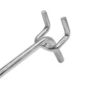20 Pcs Pegboard Hooks 4" Long Zinc Steel Wire Shelving Hooks for 1/4” Thick Pegboard Wall Displays & Storage