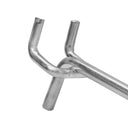 20 Pcs Pegboard Hooks 4" Long Zinc Steel Wire Shelving Hooks for 1/4” Thick Pegboard Wall Displays & Storage
