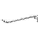 20 Pcs Pegboard Hooks 4" Long Zinc Steel Wire Shelving Hooks for 1/4” Thick Pegboard Wall Displays & Storage