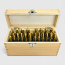 20 Pc HSS TiN Coated End Mill Set, 2 & 4 Flute Milling Cutters 3/8"–3/4" for CNC Milling & Drilling Applications